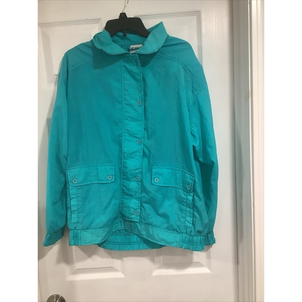 Vintage Koret Francisca Full Zip Pockets Windbreaker Jacket Medium Nice Jacket!